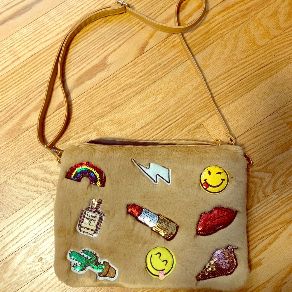 Emoji Purses - one is a lighter beige, one darker